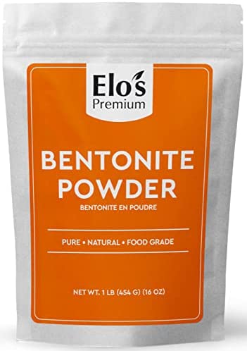 Bentonite Powder Clay (1lb)| Packed in Canada| 100% Pure and All-Natural Food-Grade Agent| Wine Clarifier and Fining Agent| by Elo’s Premium