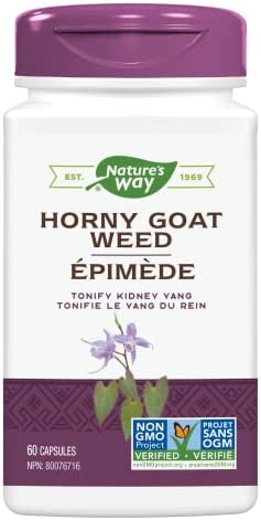 Nature's Way Horny Goat Weed / 60 Veg Caps, Grey
